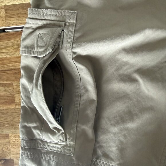 Duluth Trading Cargo Shorts Men’s XL Brown Beige Utility Work Heavy Fabric - Picture 6 of 13